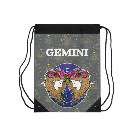 Gemini Drawstring Bag (Dark Grey)