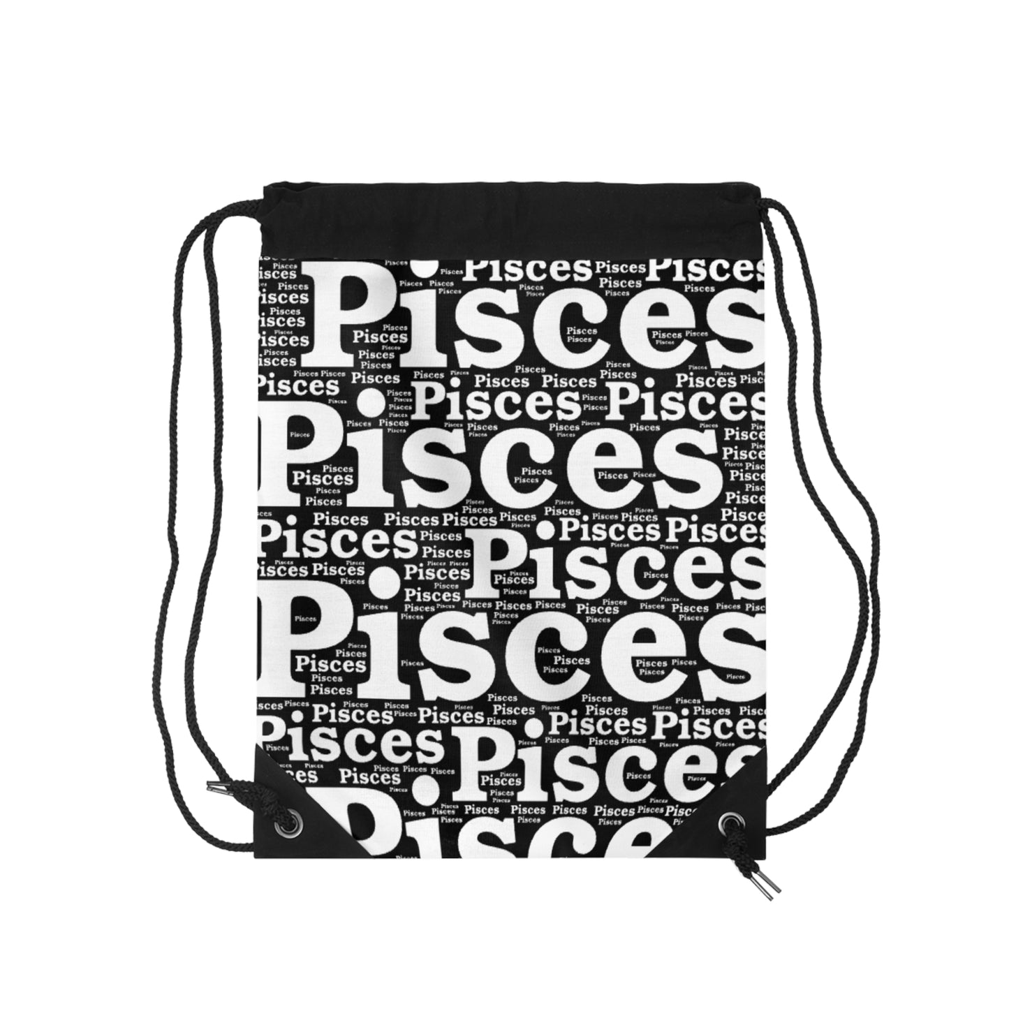 Pisces Zodiac Drawstring Bag