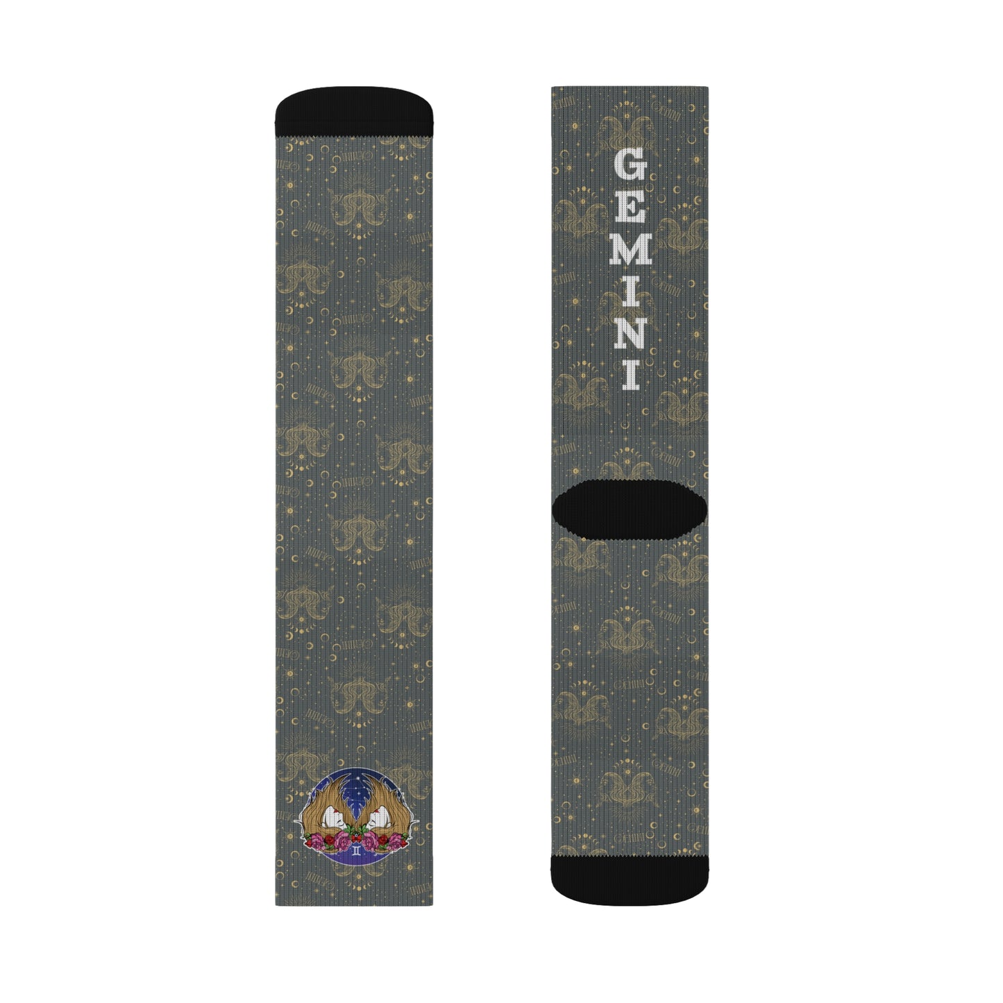 Gemini Socks (Dark Grey)