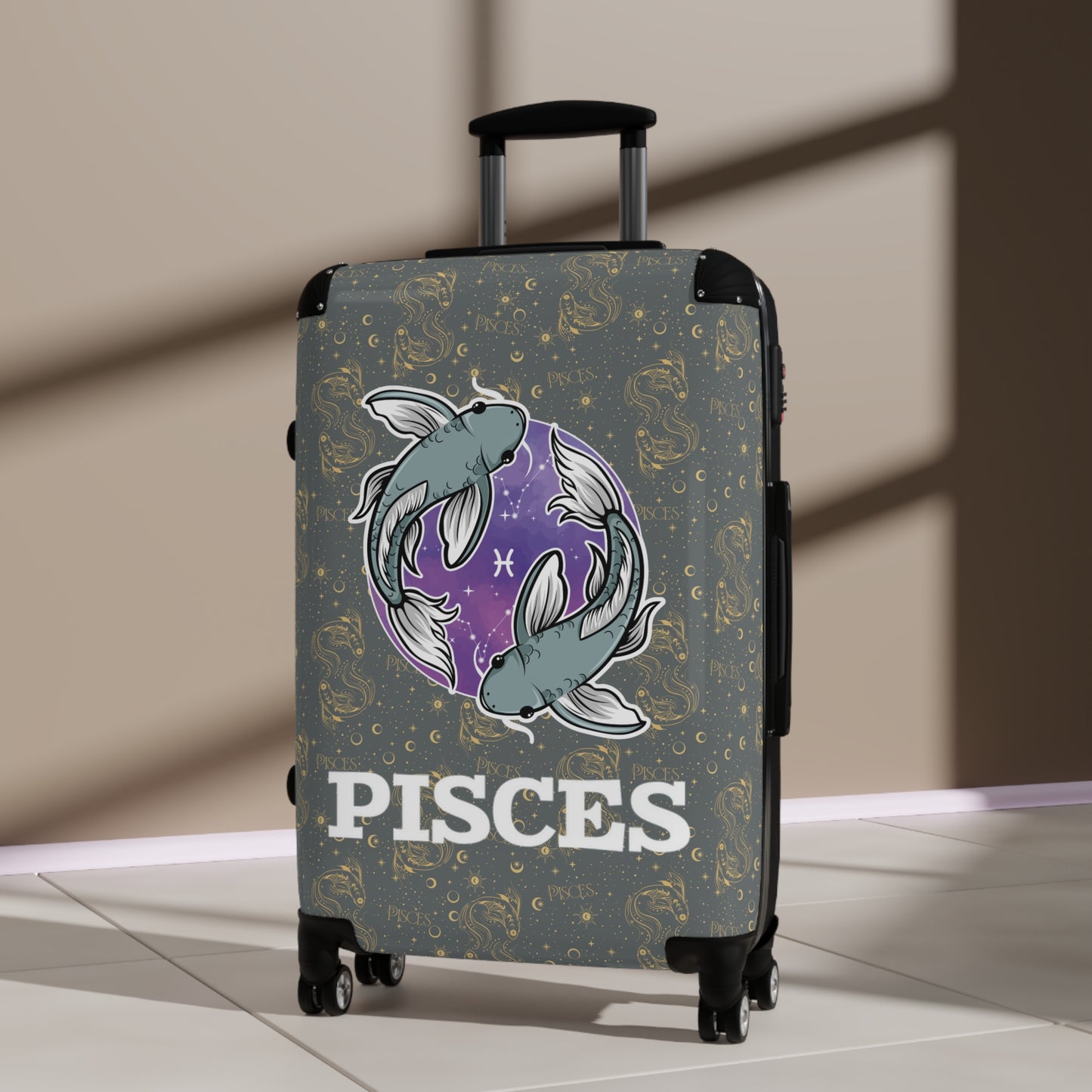 Pisces Suitcases (Dark Grey)