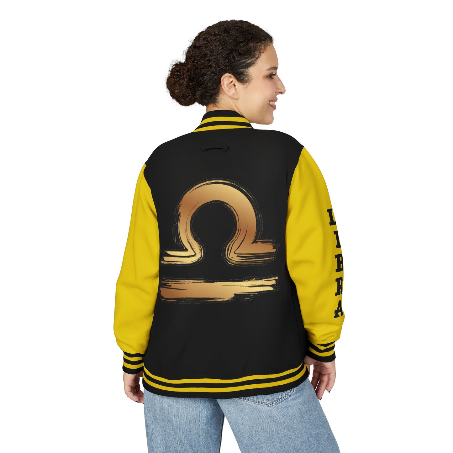 Stylish Libra Letterman Jacket, Unisex Varsity Jacket for Astrology Lovers, Cool Gift for Birthdays, Trendy Outerwear for Any Occasion