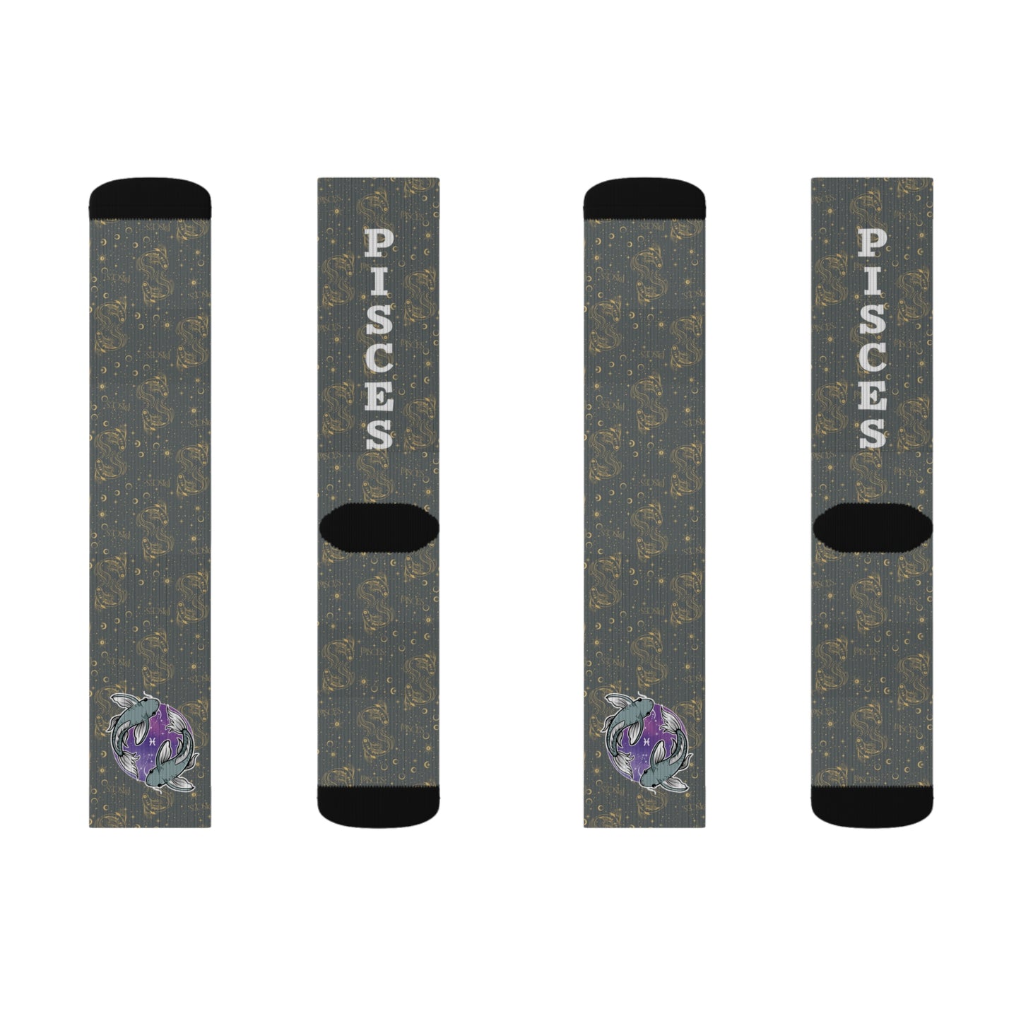 Pisces Socks (Dark Grey)