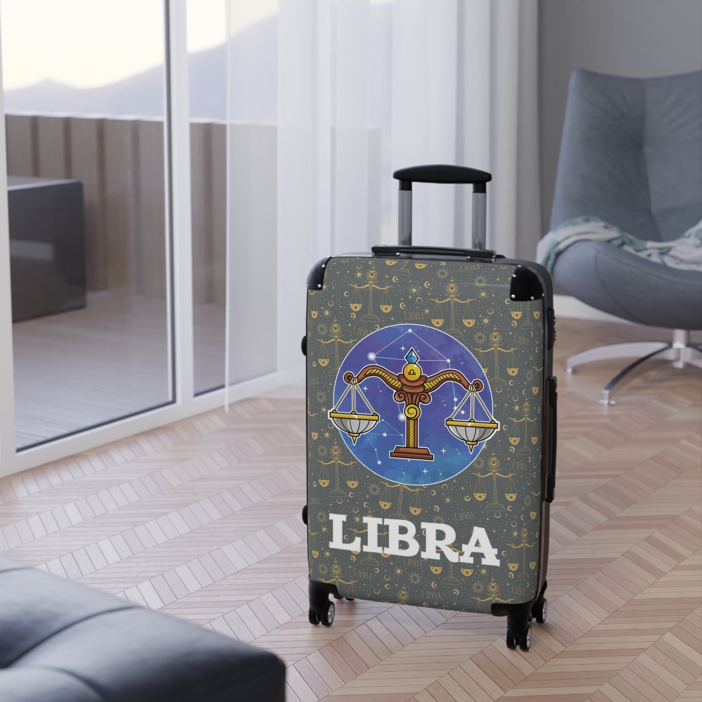 Libra Suitcases (Dark Grey)