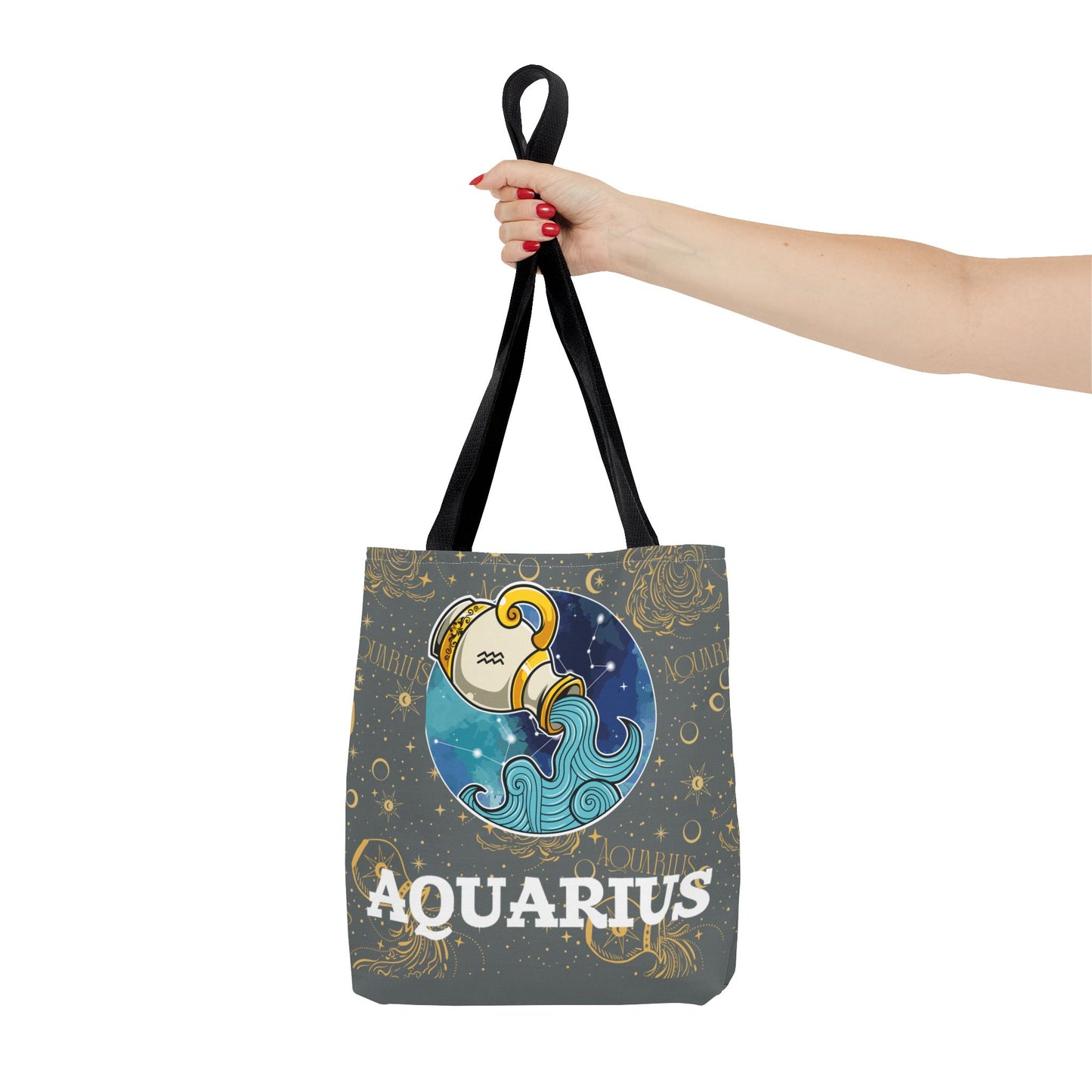 Aquarius Tote Bag (Dark Grey)