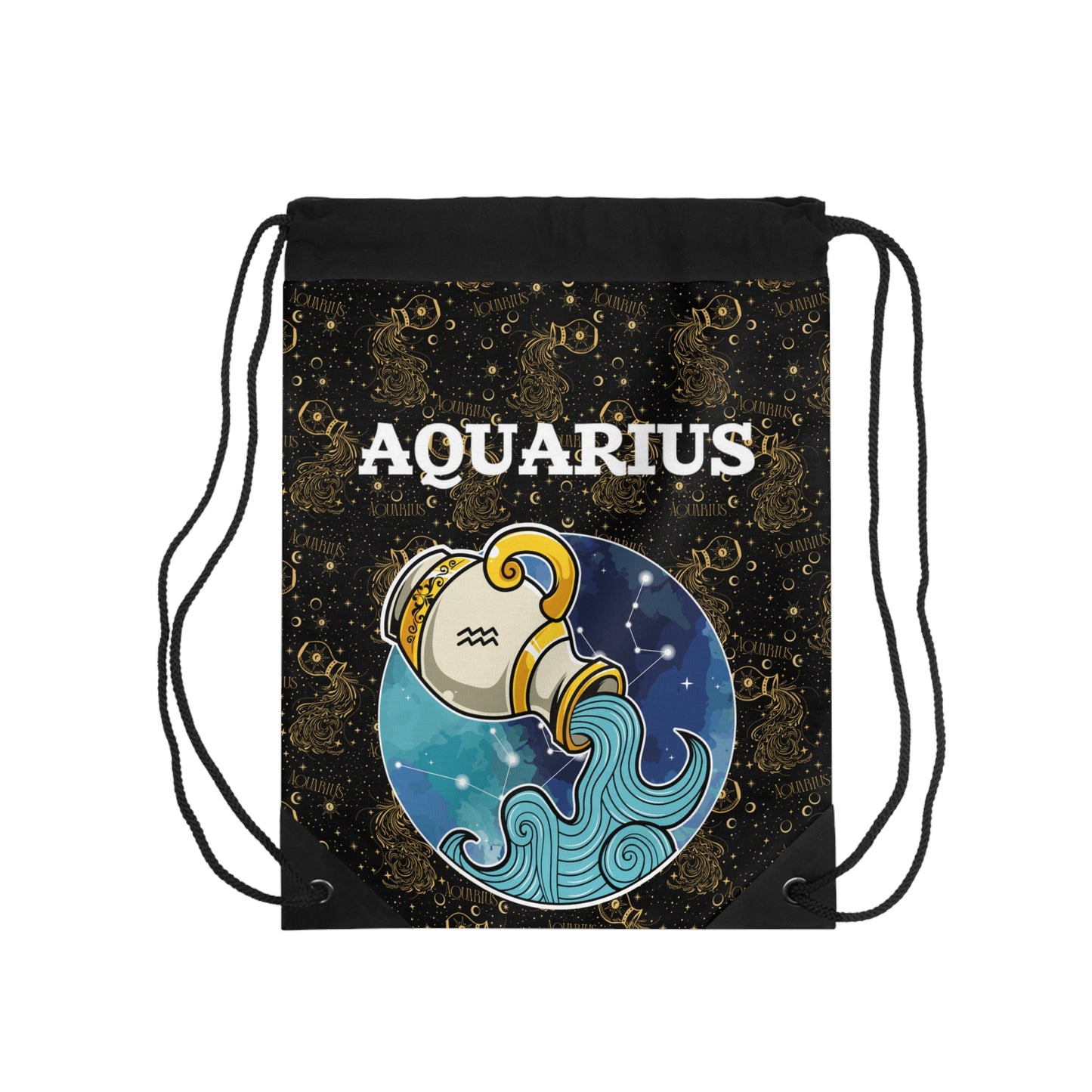 Aquarius Drawstring Bag