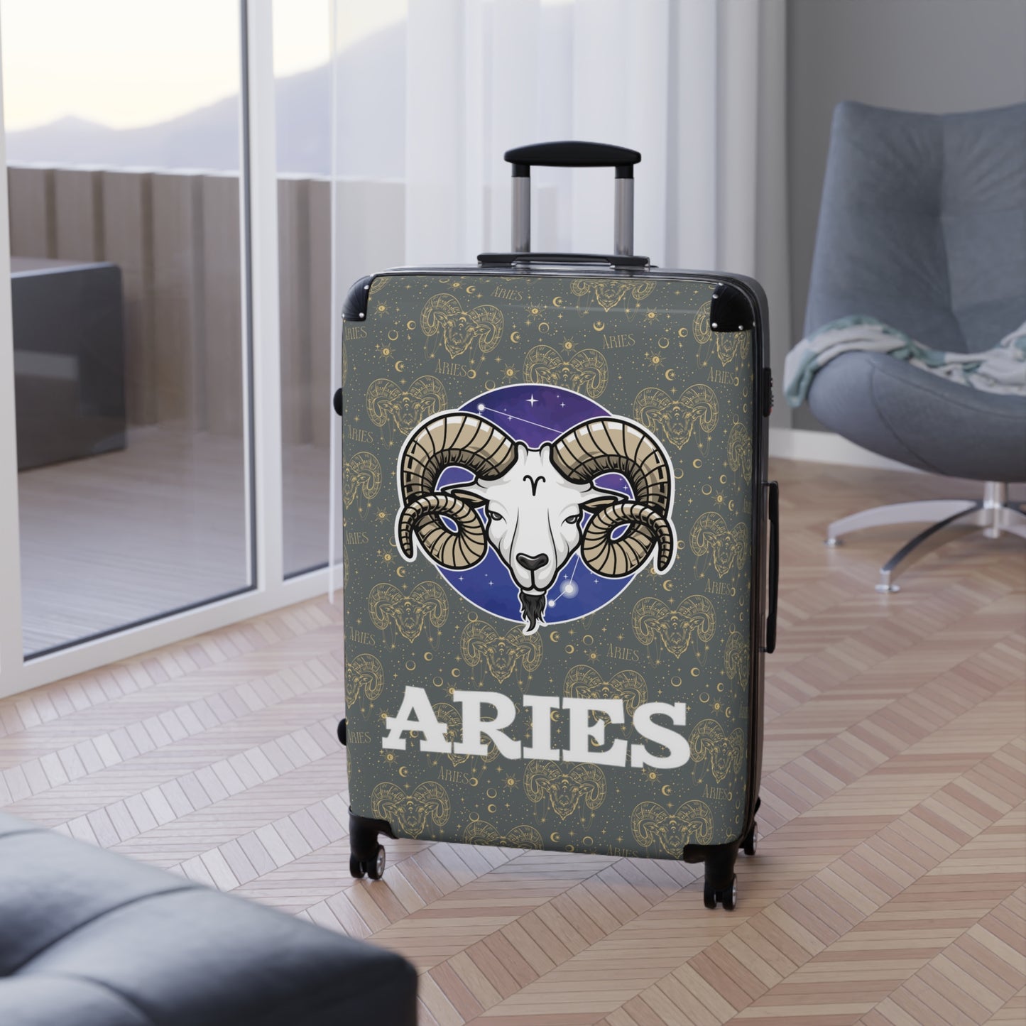 Aries Suitcases (Dark Graey)
