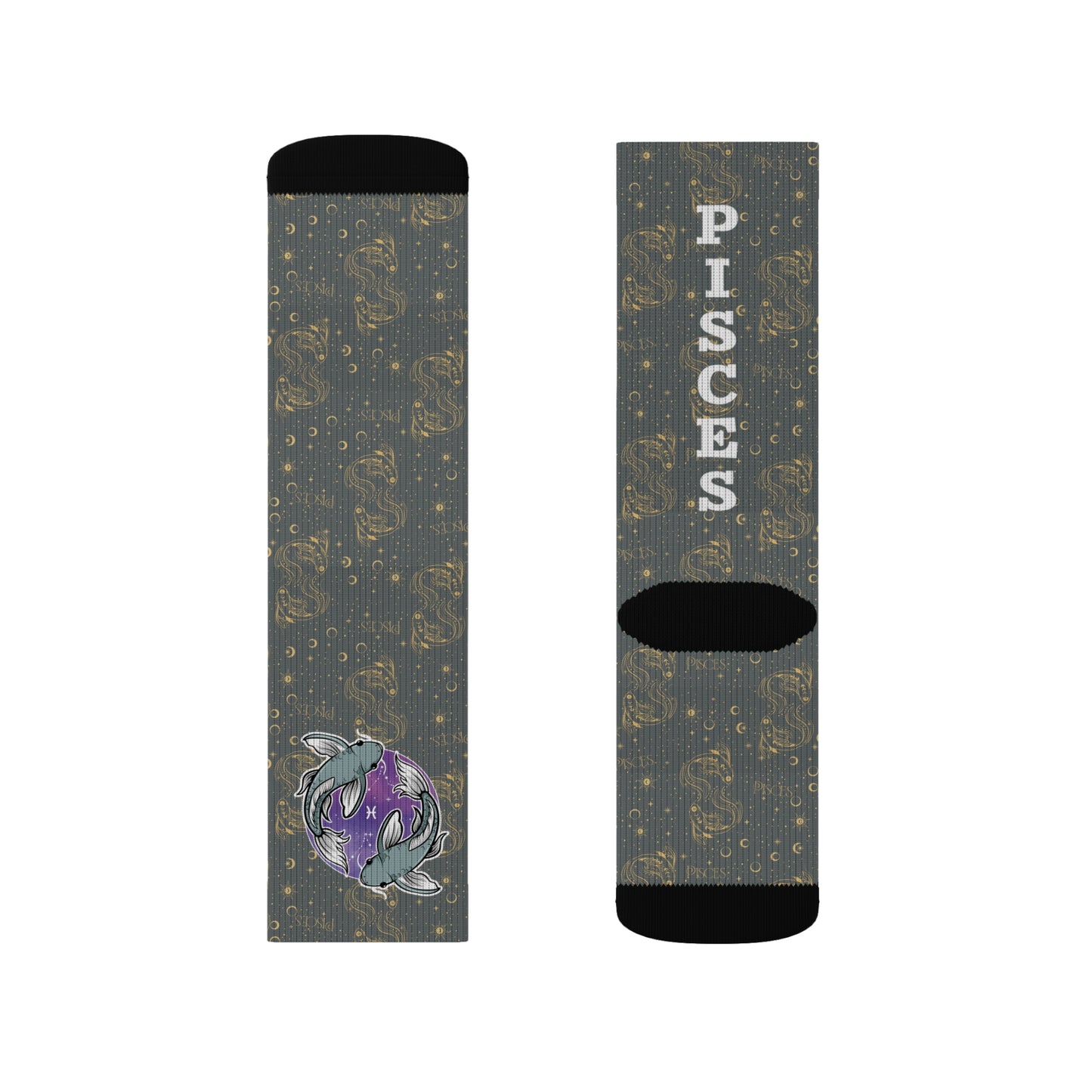 Pisces Socks (Dark Grey)