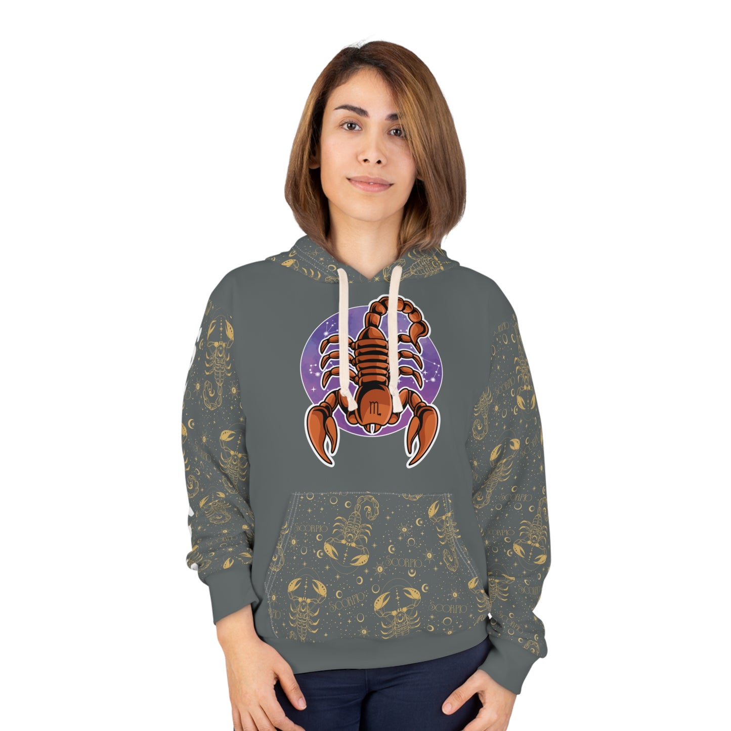 Scorpio Unisex Pullover Hoodie (Dark Grey)