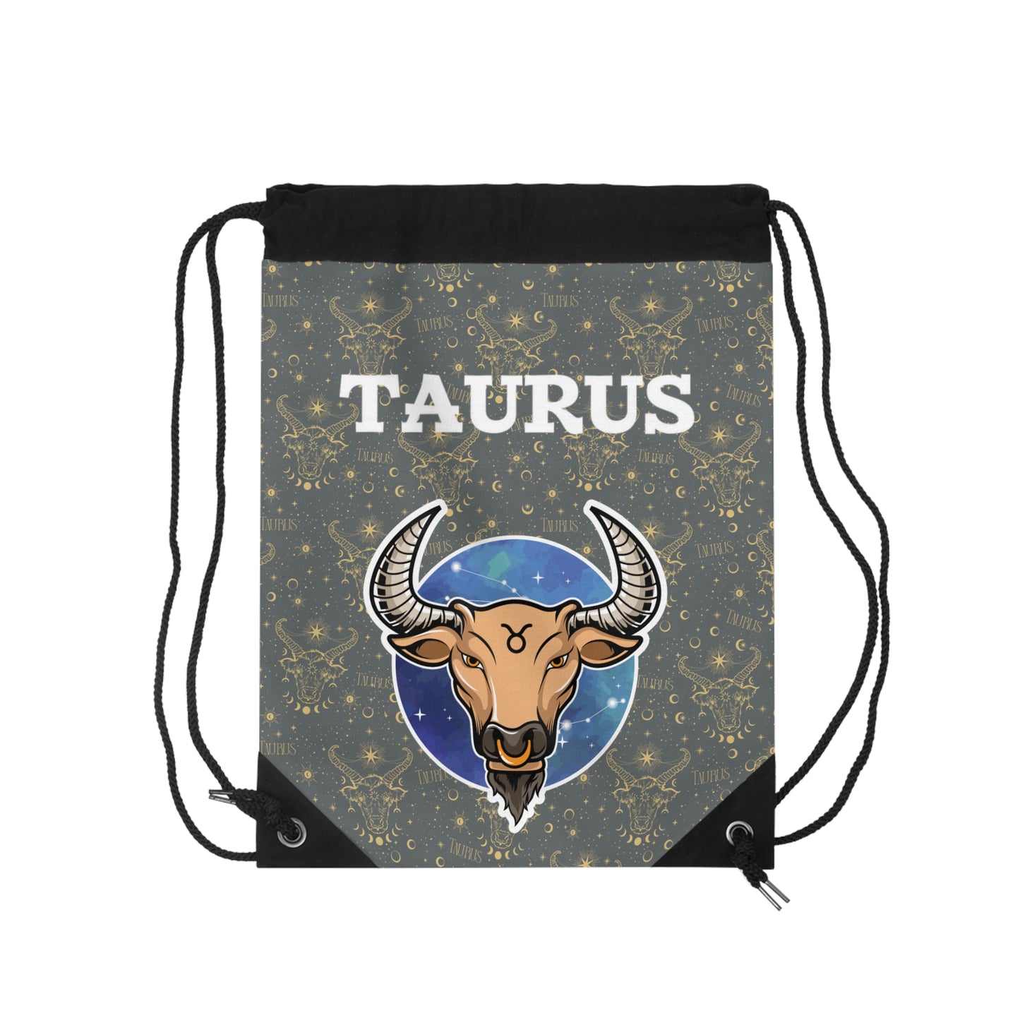 Taurus Drawstring Bag (Dark Grey)