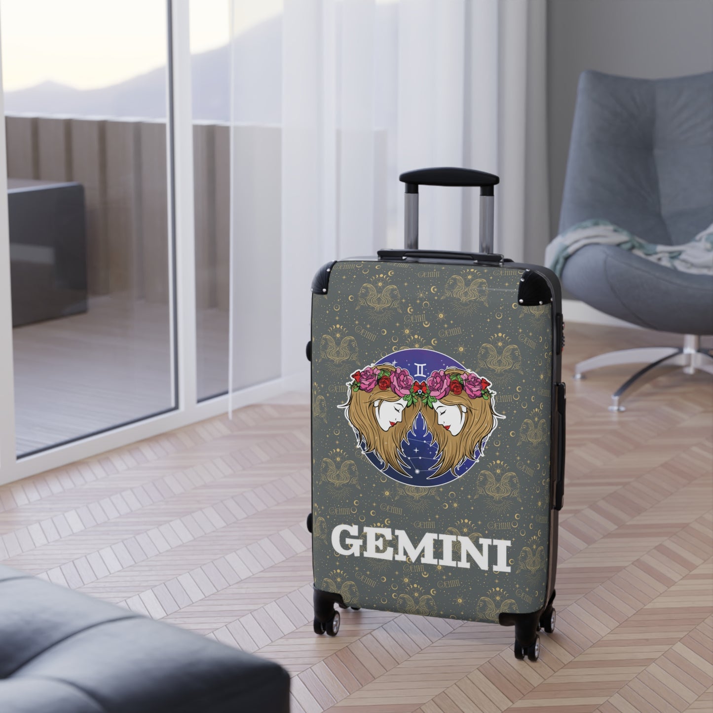Gemini Suitcases (Dark Grey)