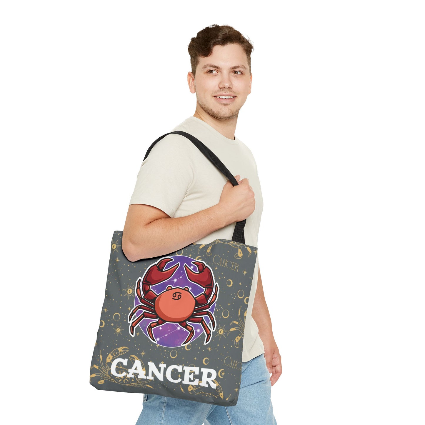Cancer Tote Bag (Dark Grey)