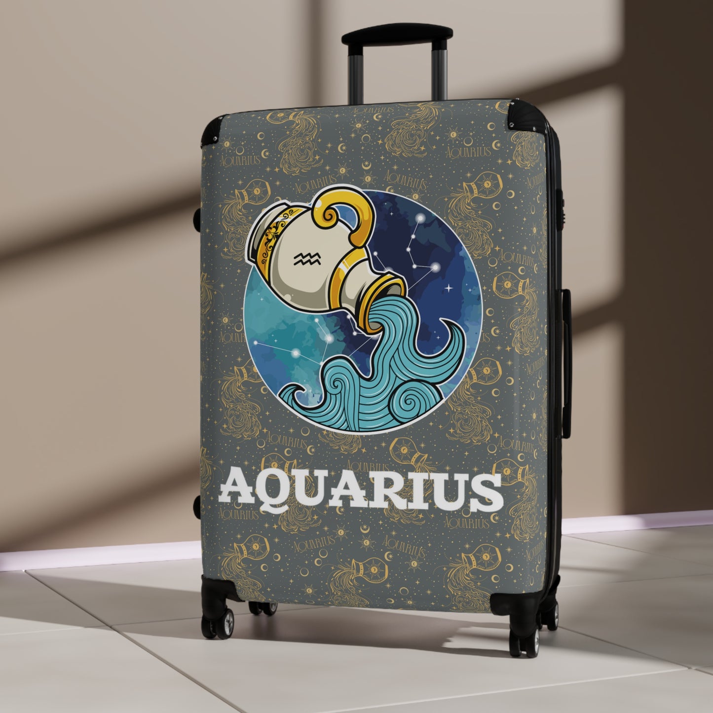 Aquarius Suitcases (Dark Grey)