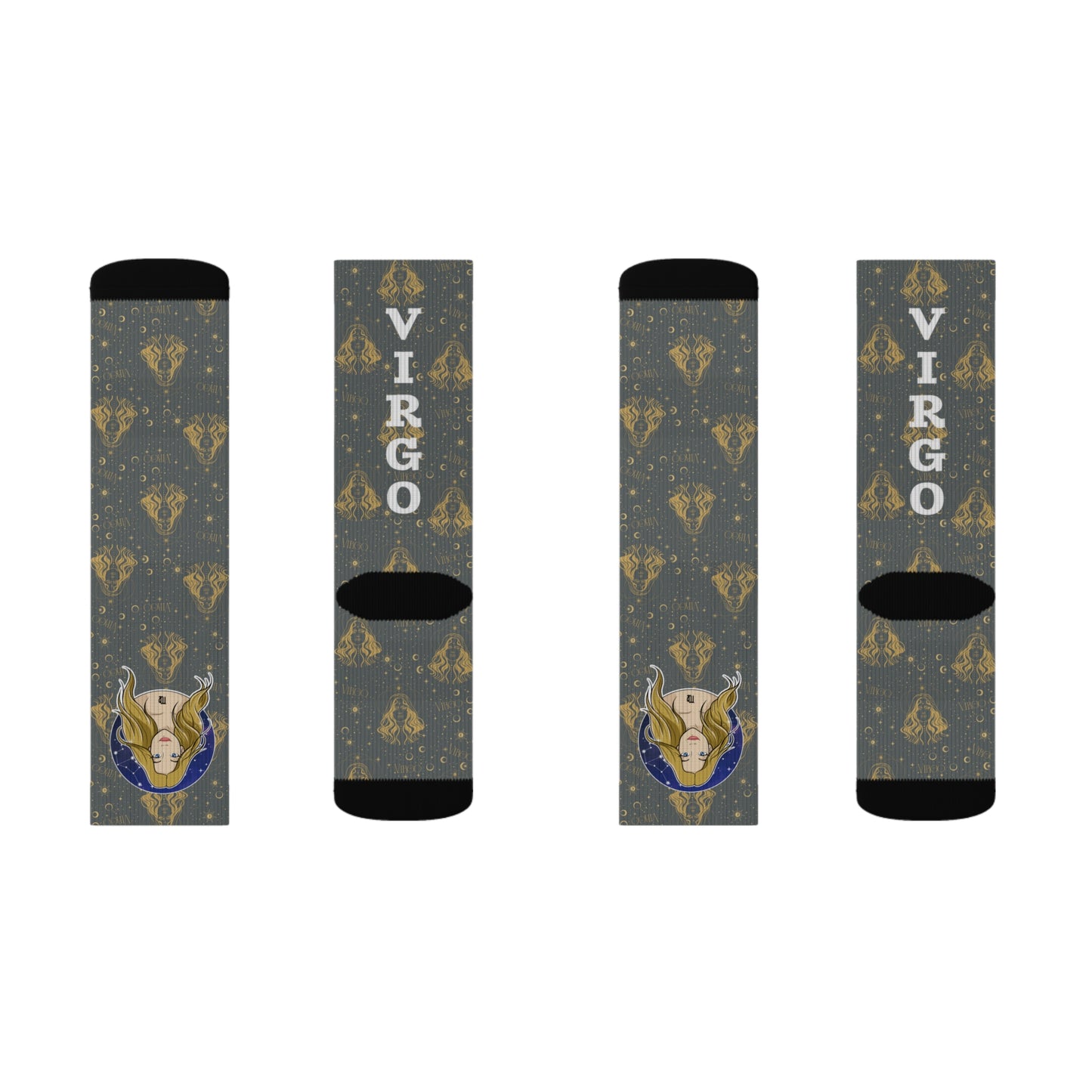 Virgo Socks (Dark Grey)