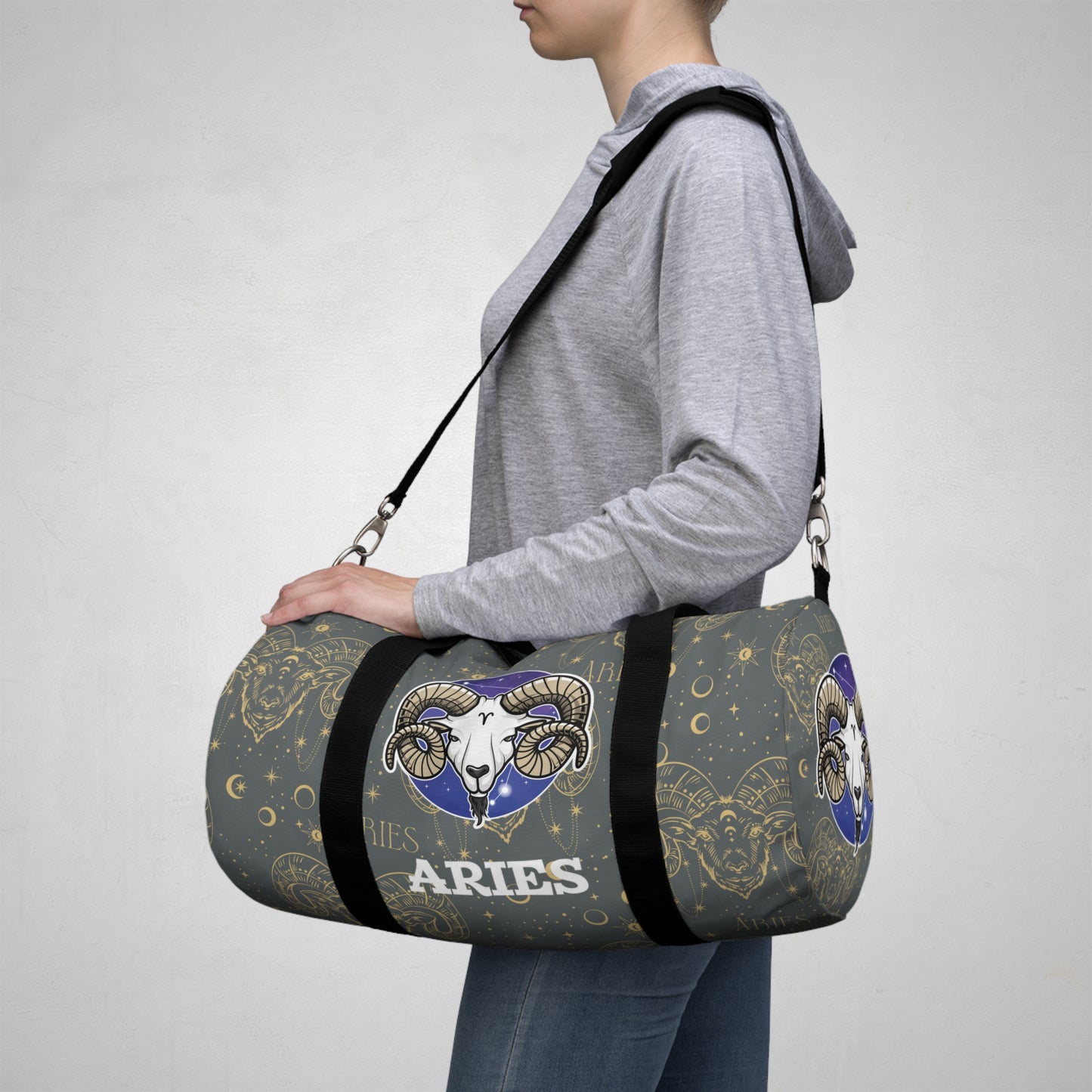 Aries Duffel Bag (Dark Grey)