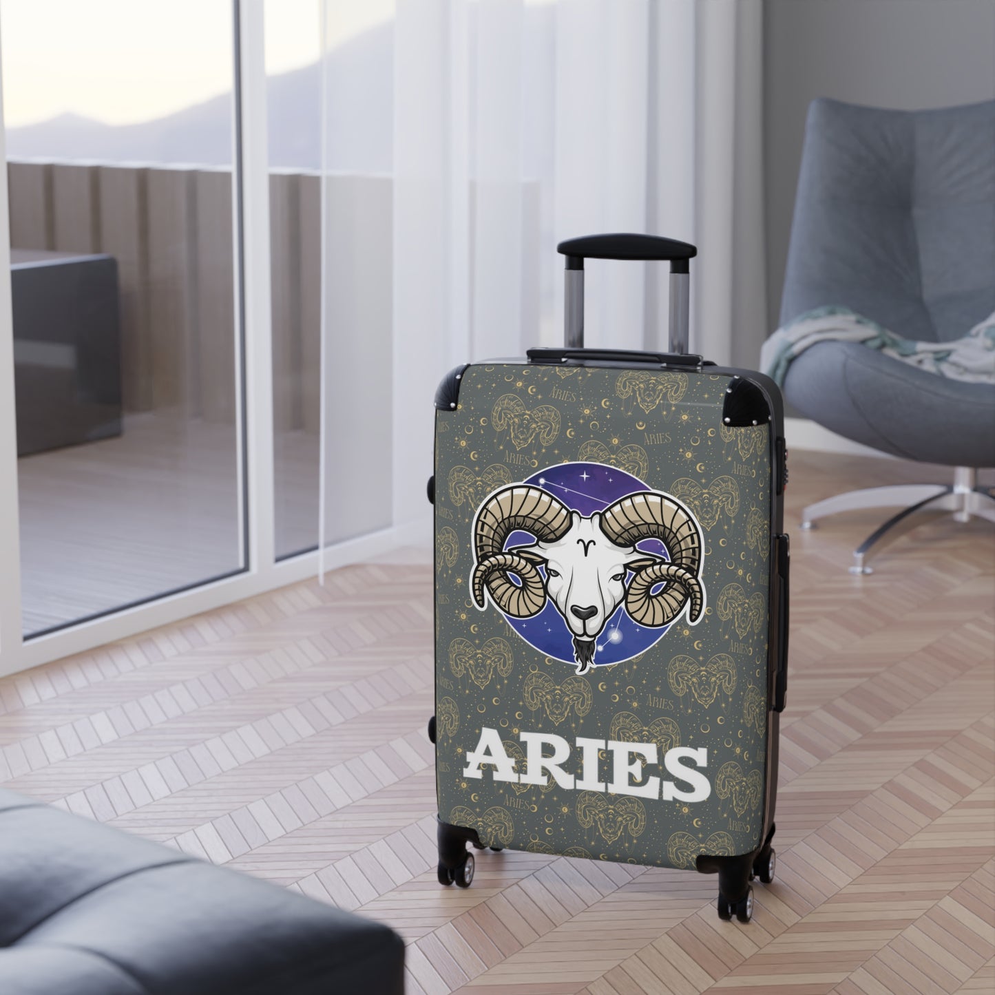 Aries Suitcases (Dark Graey)