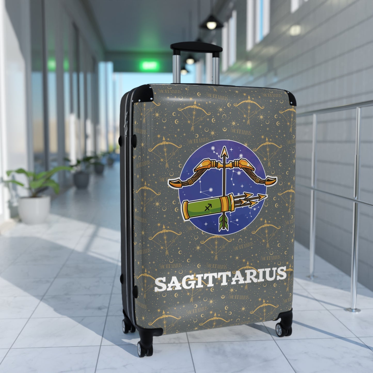 Sagittarius Suitcases (Dark Grey)