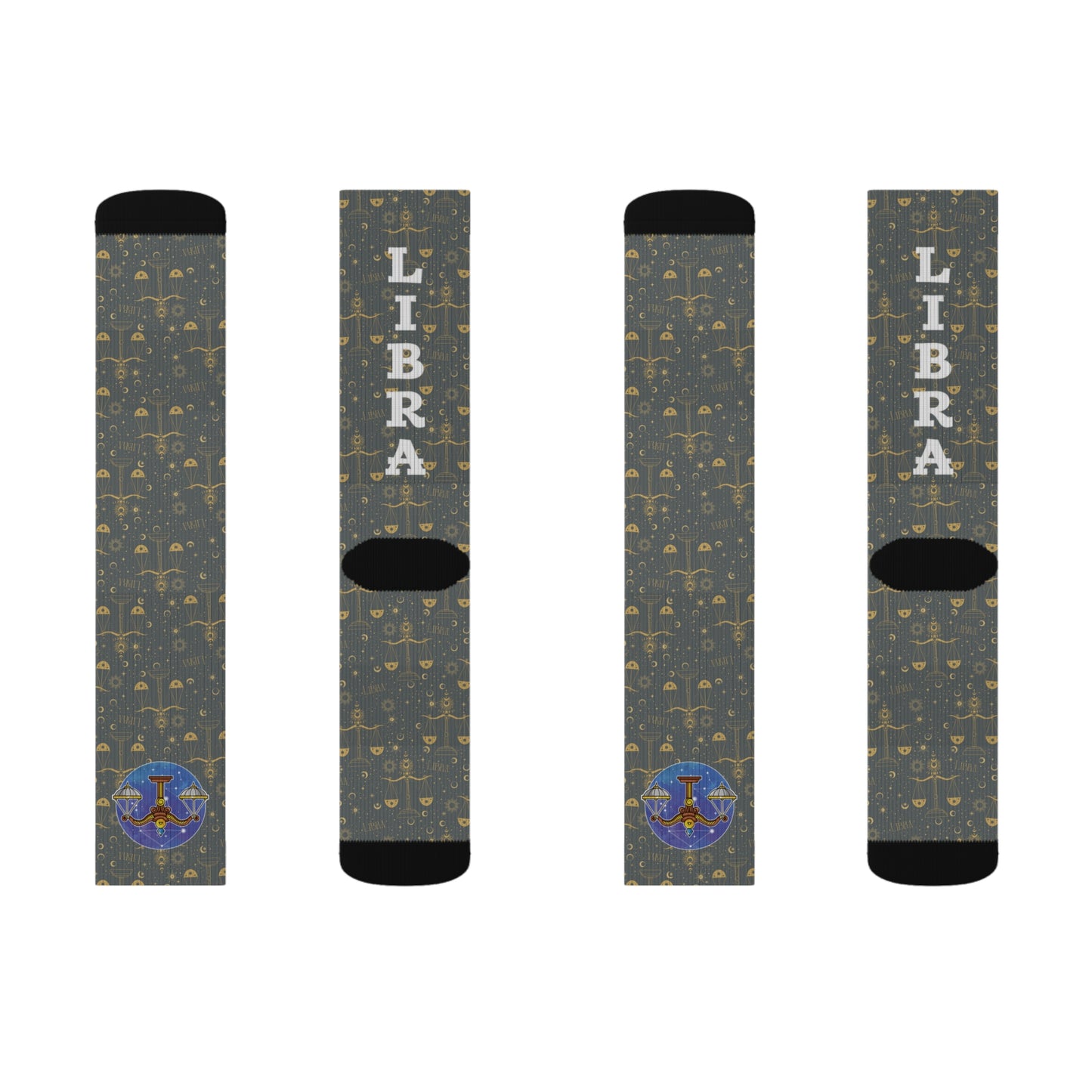 Libra Socks (Dark Grey)