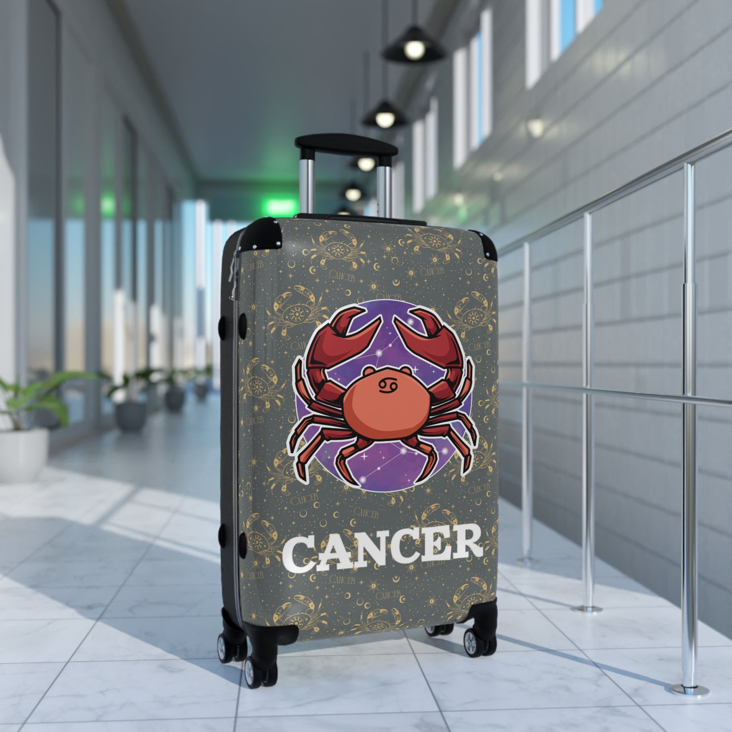 Cancer Suitcases (Dark Grey)