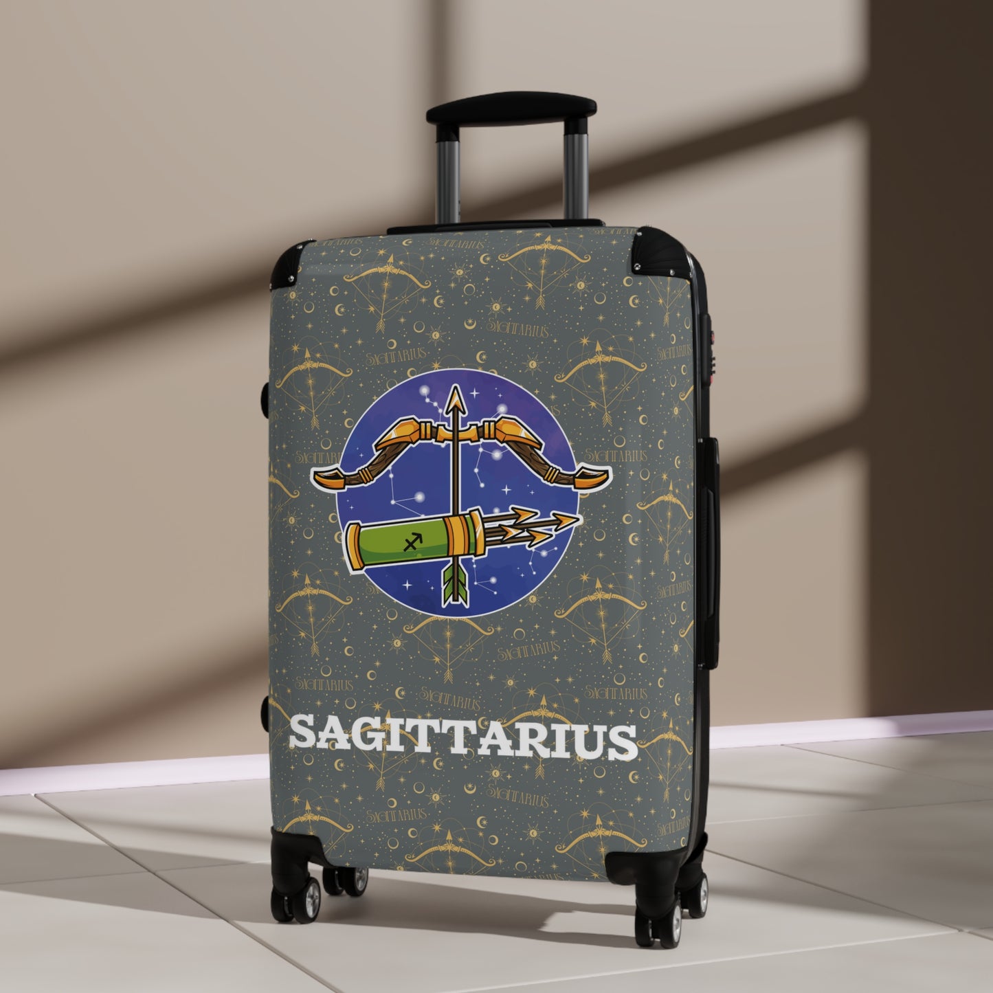 Sagittarius Suitcases (Dark Grey)