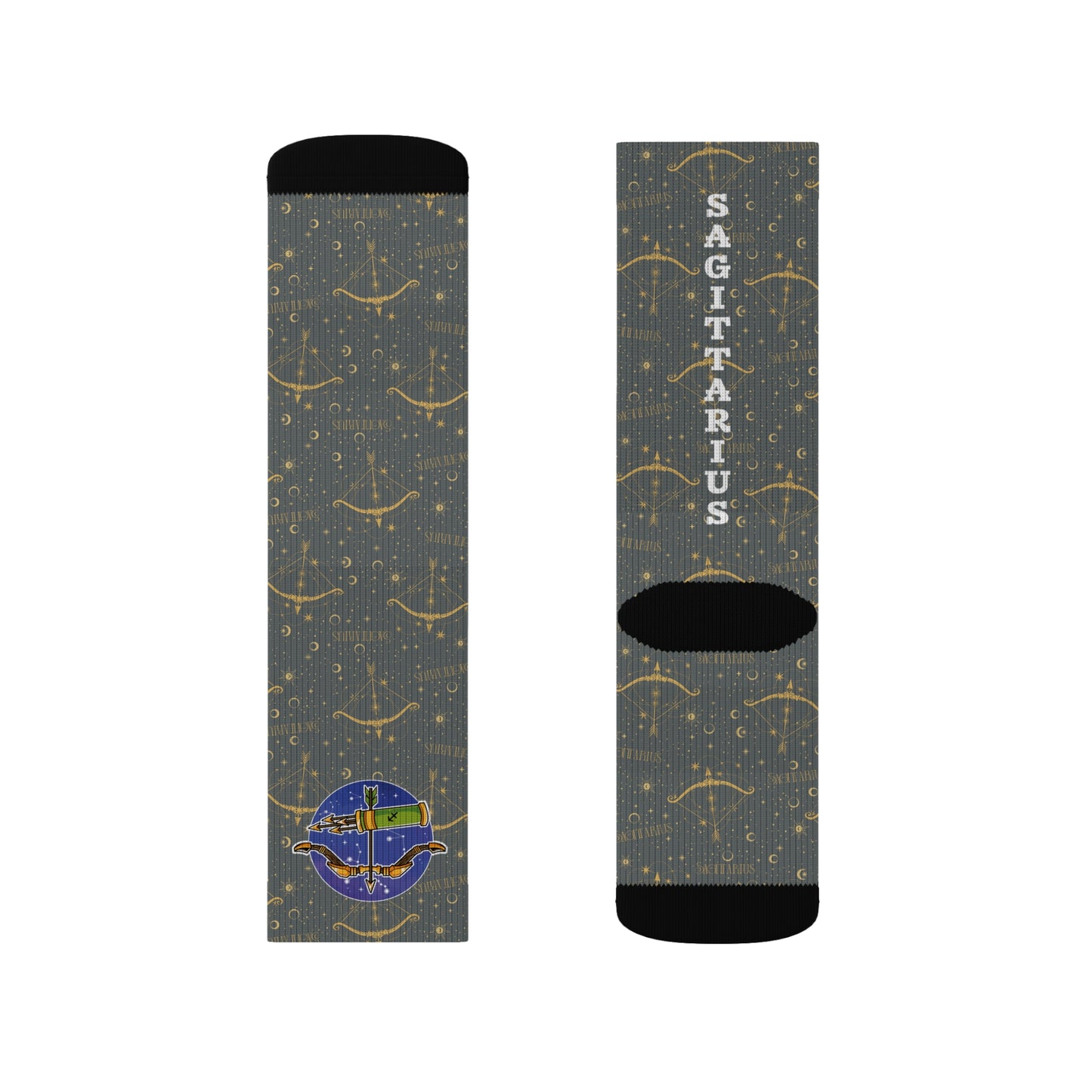 Sagittarius Socks (Dark Grey)