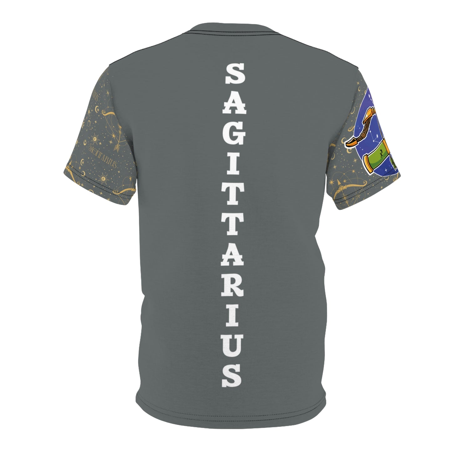 Sagittarius Unisex Cut & Sew Tee (Dark Grey)