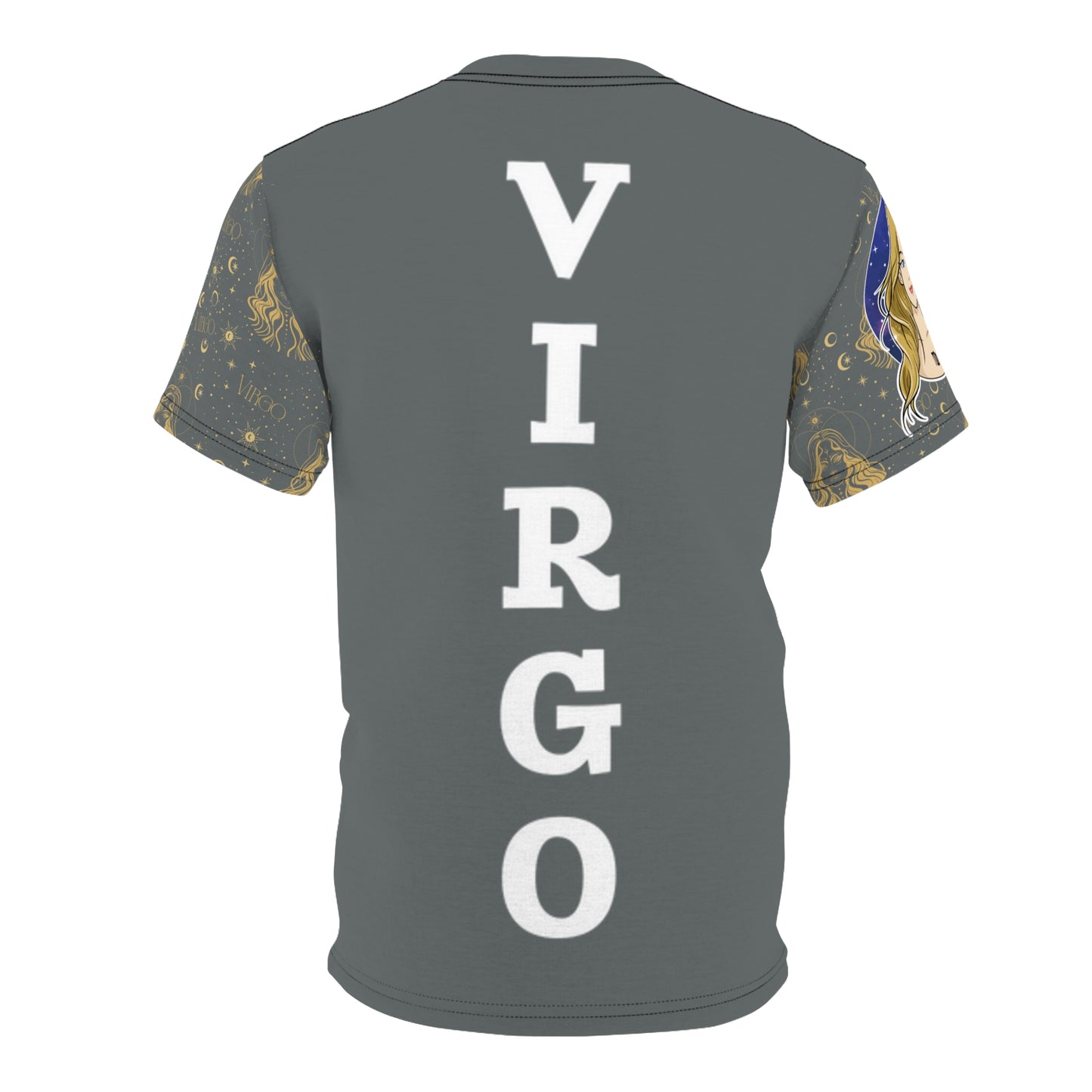Virgo Unisex Cut & Sew Tee (Dark Grey)