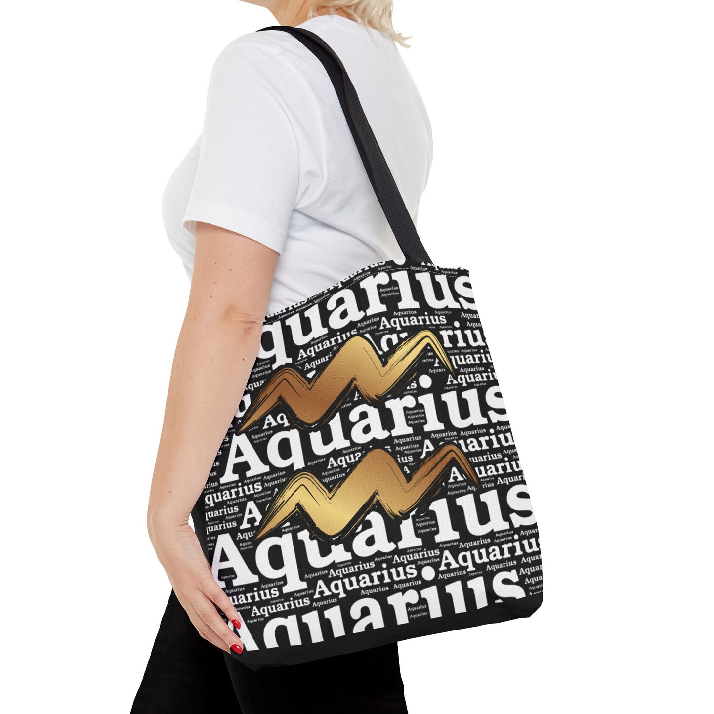 Aquarius Zodiac Tote Bag