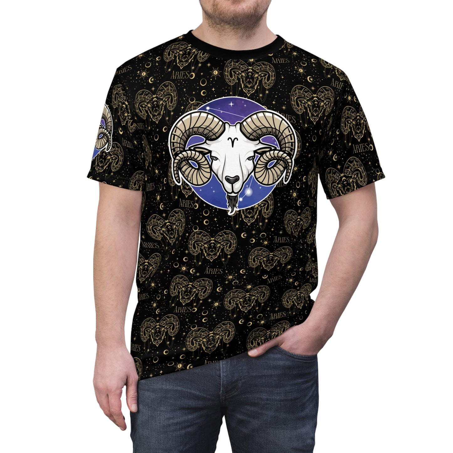 Aries Unisex Cut & Sew Tee