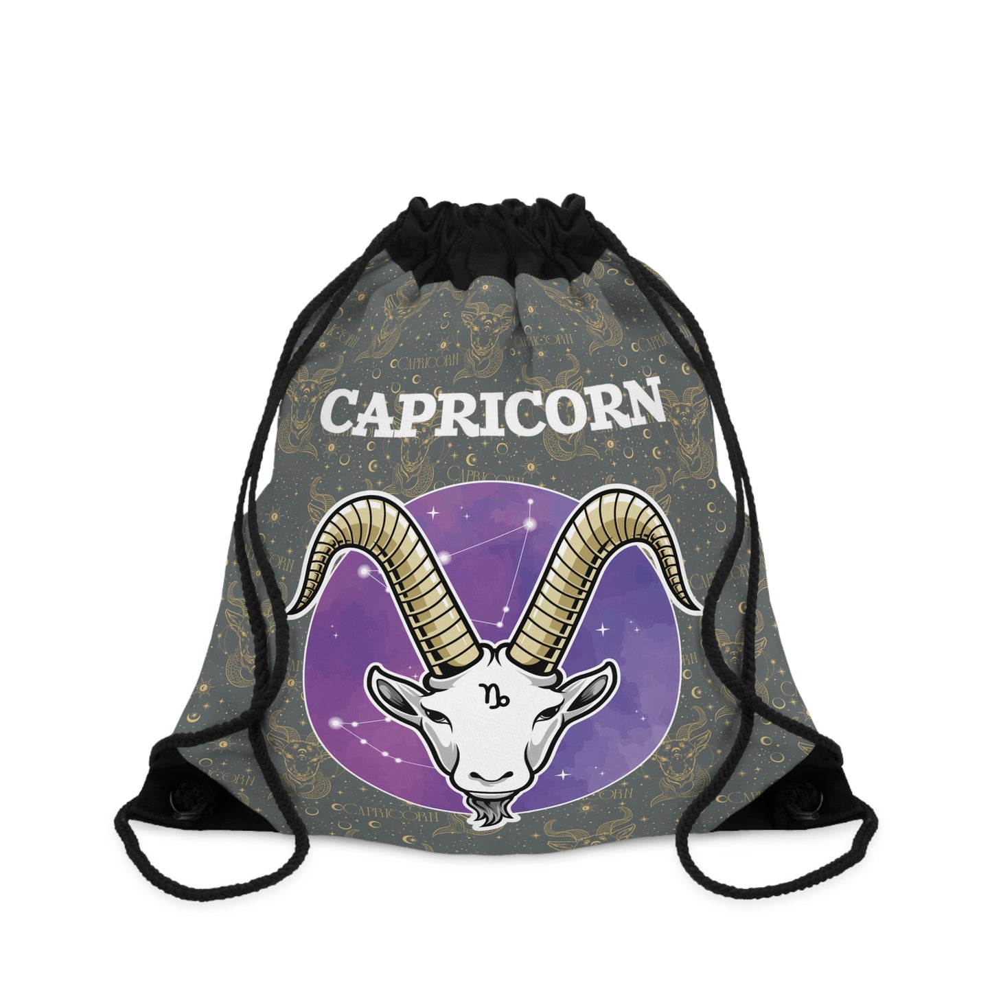 Capricorn Drawstring Bag (Dark Grey)