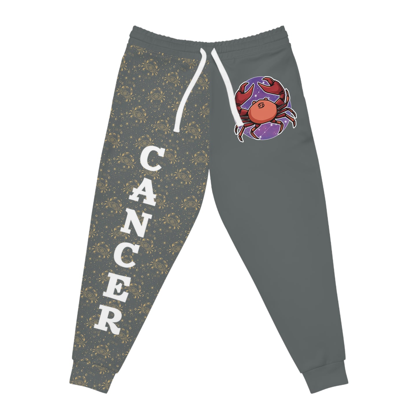 Cancer Athletic Joggers (Dark Grey)