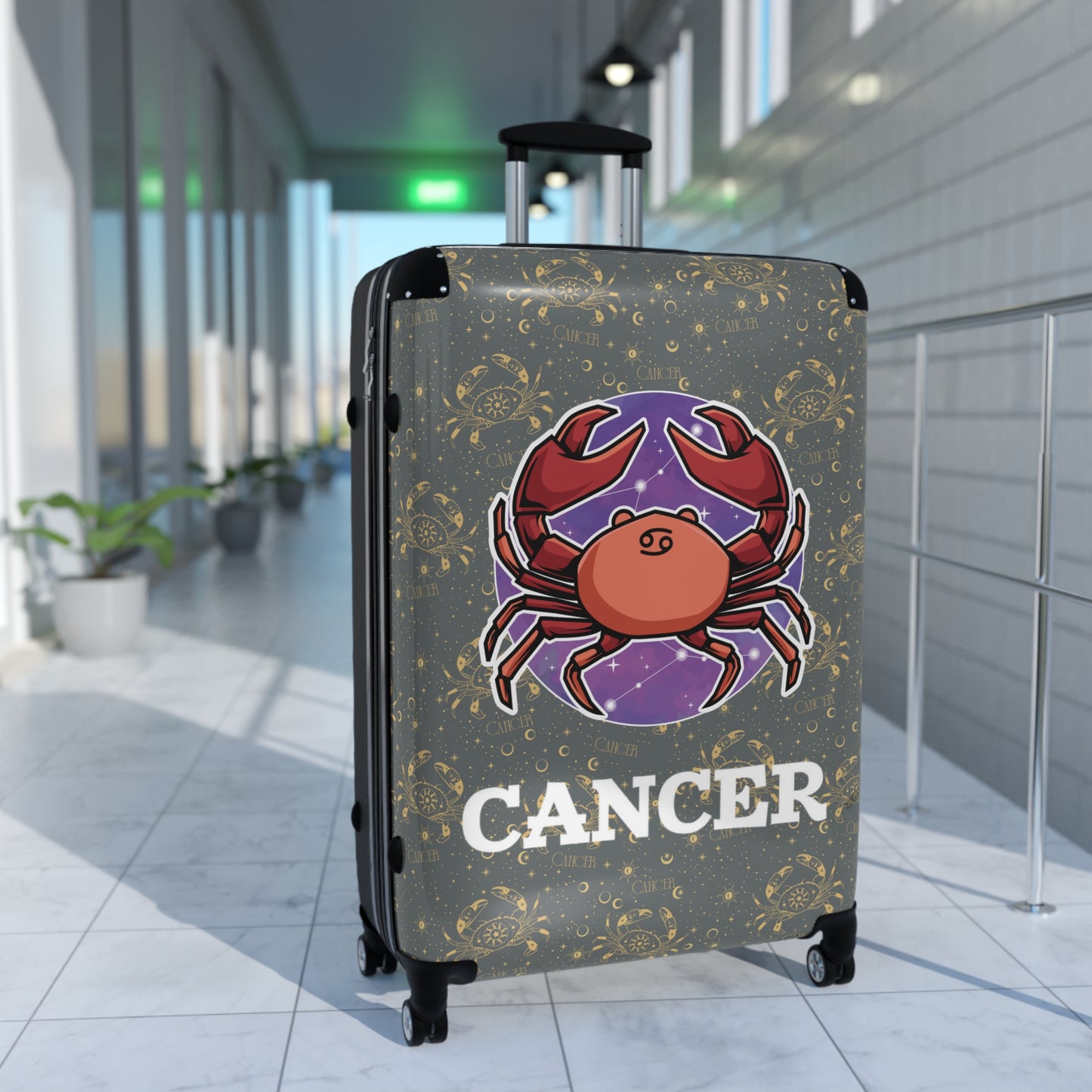 Cancer Suitcases (Dark Grey)