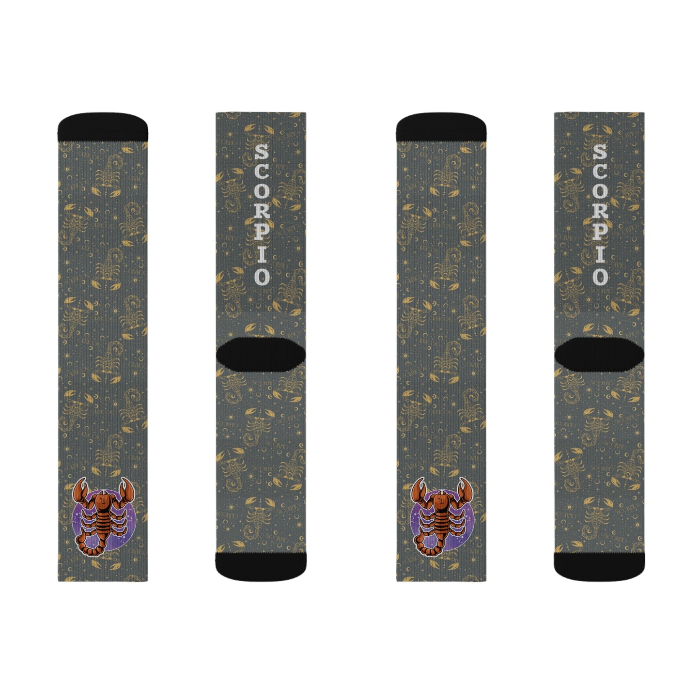 Scorpio Socks (Dark Grey)