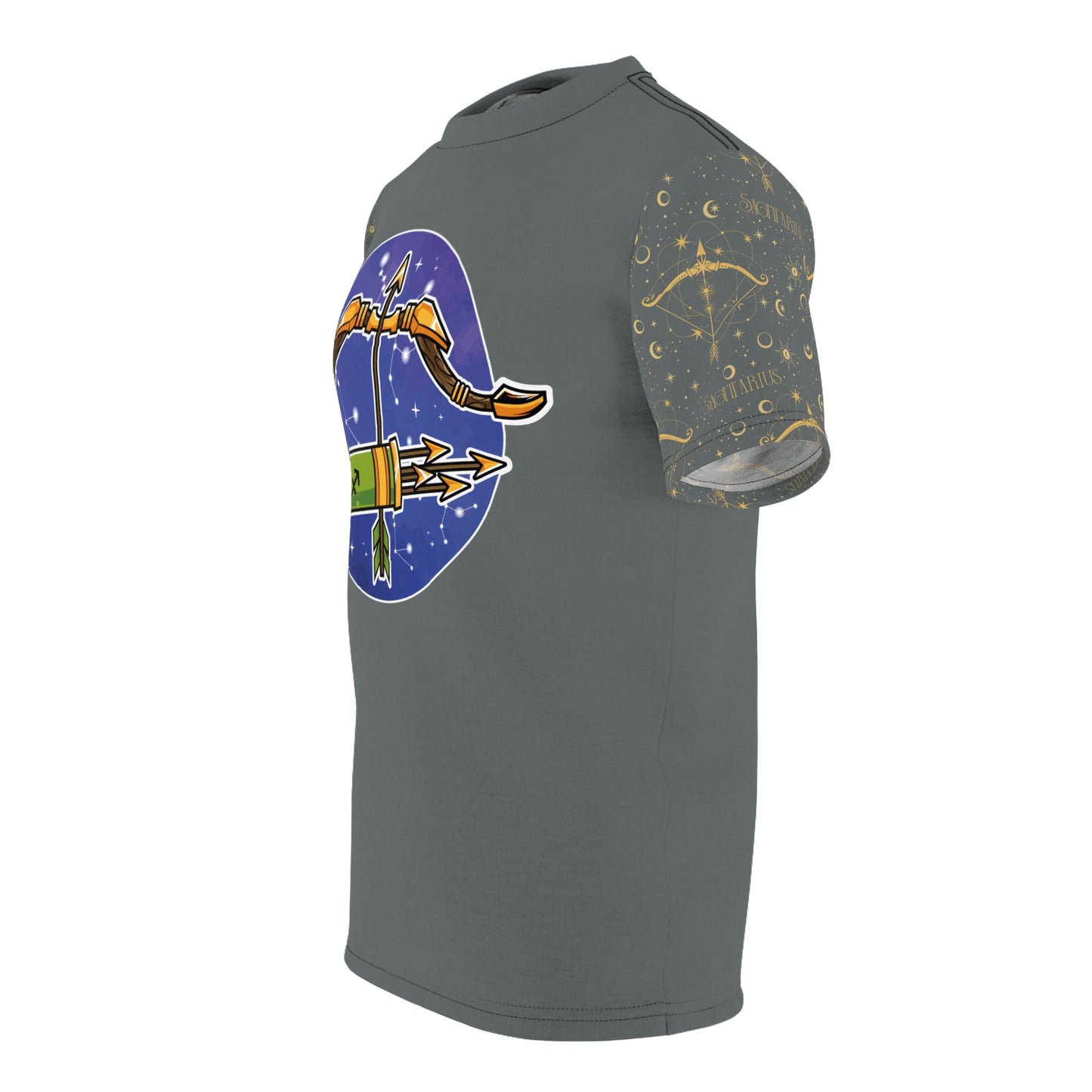 Sagittarius Unisex Cut & Sew Tee (Dark Grey)