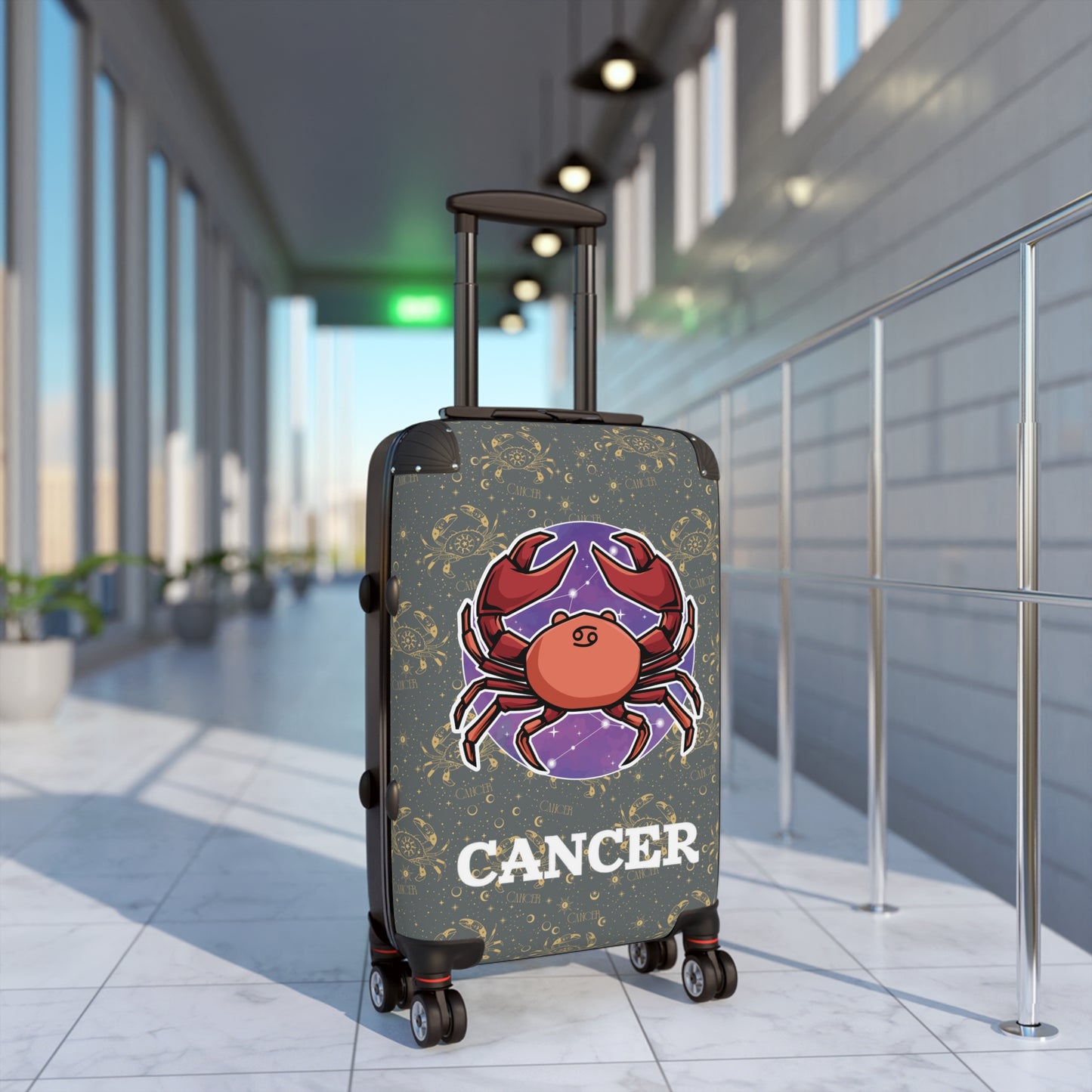 Cancer Suitcases (Dark Grey)