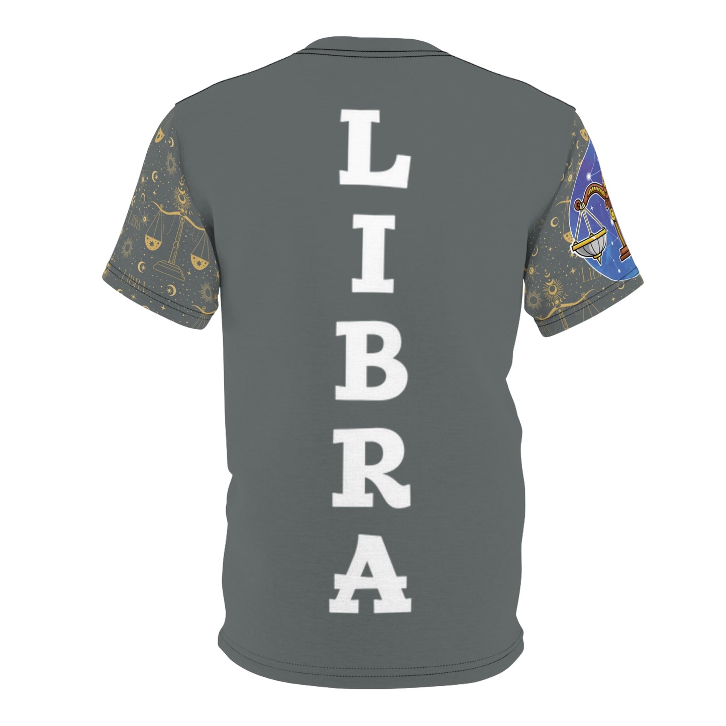 Libra Unisex Cut & Sew Tee (Dark Grey)