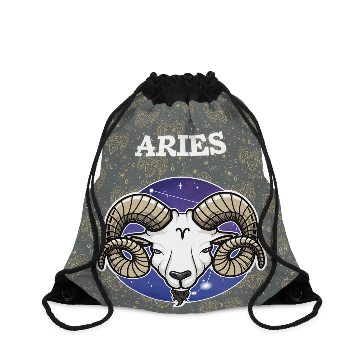 Aries Drawstring Bag (Dark Grey)