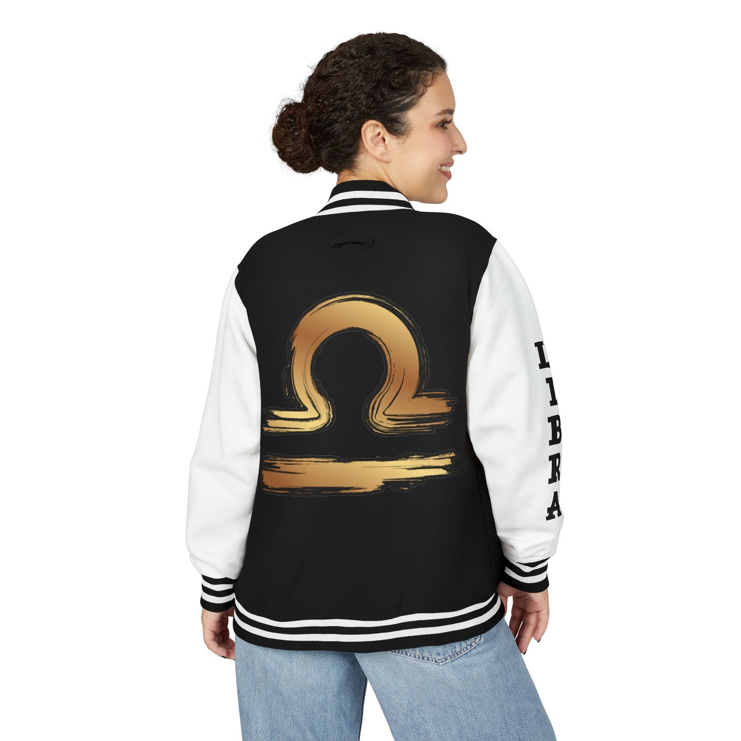 Stylish Libra Letterman Jacket, Unisex Varsity Jacket for Astrology Lovers, Cool Gift for Birthdays, Trendy Outerwear for Any Occasion