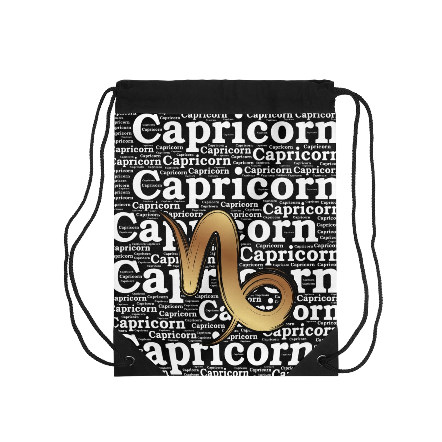 Capricorn Zodiac Drawstring Bag