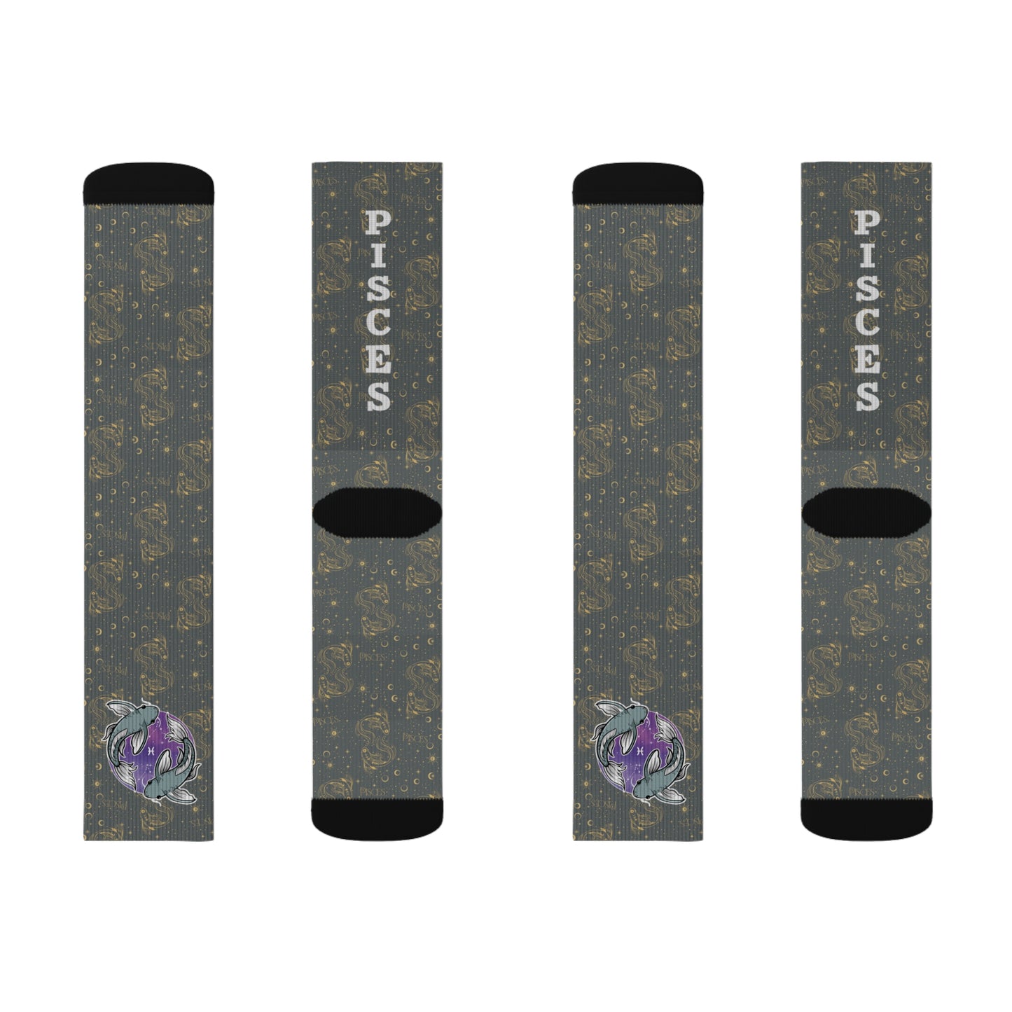 Pisces Socks (Dark Grey)