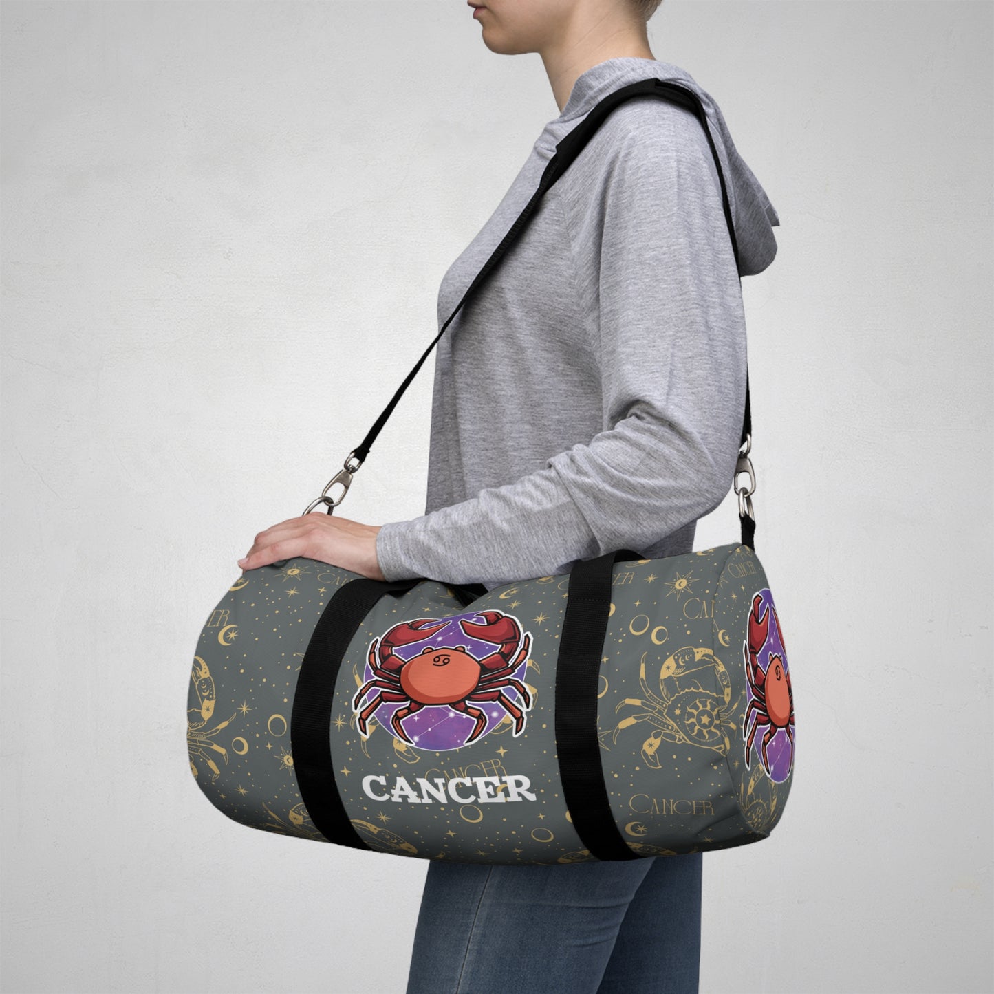 Cancer Duffel Bag (Dark Grey)